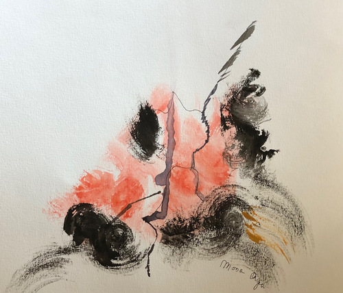 abstract watercolor by Mona Agia
