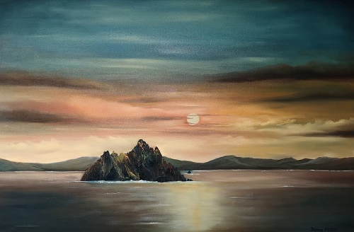 Irish landscape painting by Donna McGee