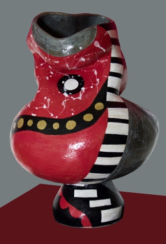 clay vase by Winifred Potenza