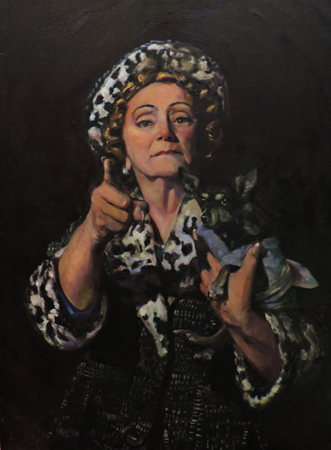 painted portrait by Cheryl Magellen