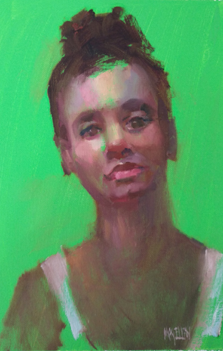 painted portrait by Cheryl Magellen
