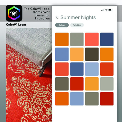 color palette from Color911 app