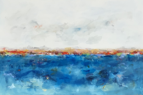 abstract seascape by Linda Donohue