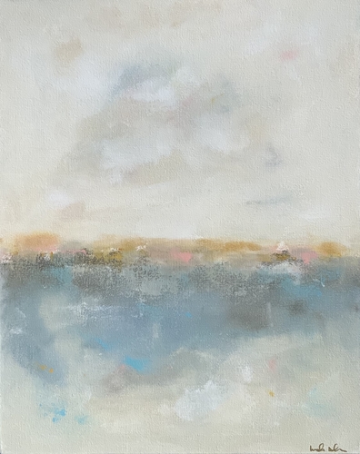 abstract seascape by Linda Donohue