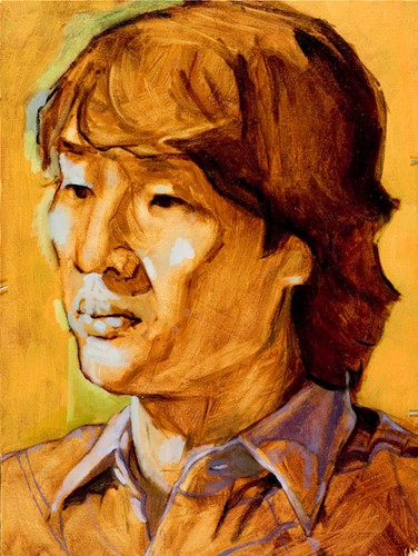 painted portrait by Una Pett