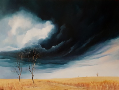 landscape painting by Lucinda Leveille