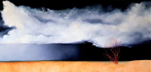 landscape painting by Lucinda Leveille