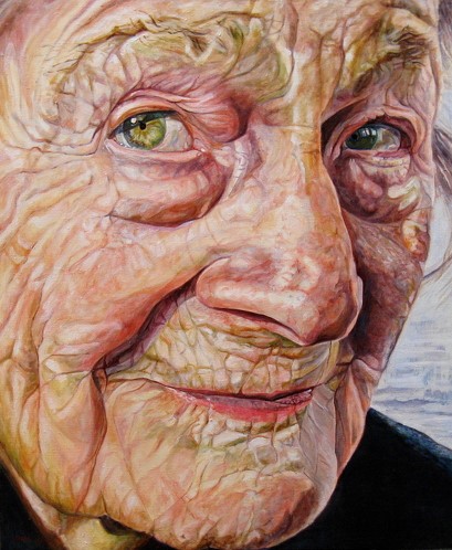 portrait painting by Sally Clark