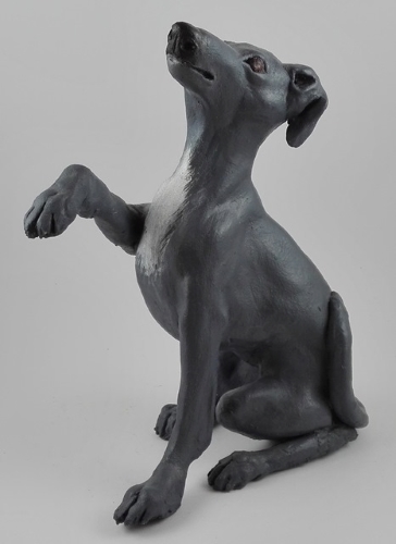 dog sculpture by Marianne Castle
