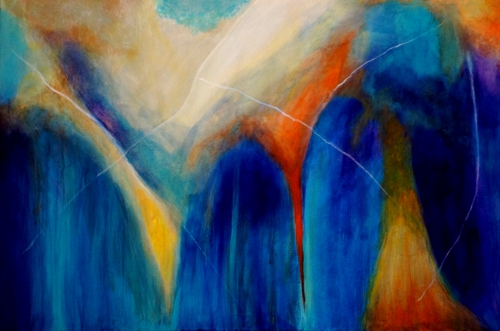abstract painting by Sharon Dunlap