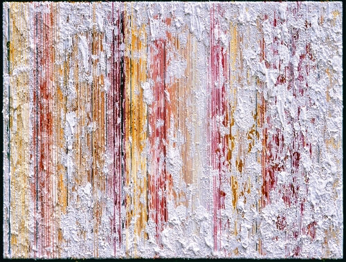 mixed media sculptural canvas by Eric Goldstein