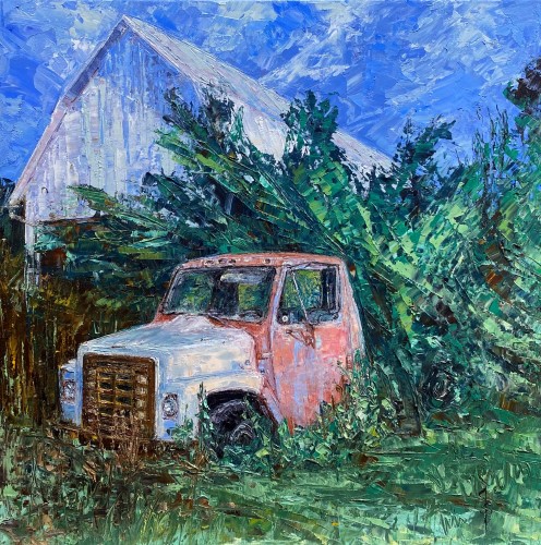 truck painting by Gale Suver