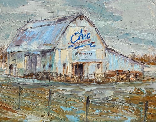 barn painting by Gale Suver