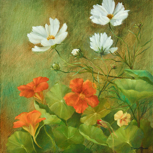 dipinto floreale di Debbie Lamey-MacDonald