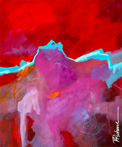 abstract painting by Merritt Richardson