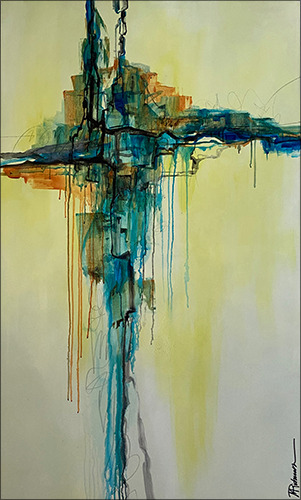 abstract painting by Merritt Richardson