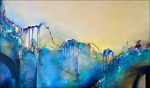 abstract painting by Merritt Richardson