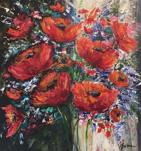 floral painting by Teresa Brown