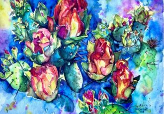 floral watercolor by Carol Sue Witt