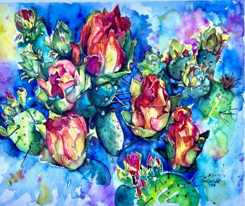 floral watercolor by Carol Sue Witt