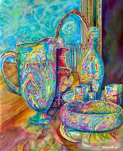 still life watercolor by Carol Sue Witt