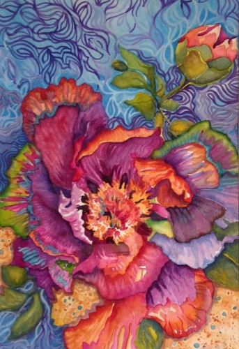 floral watercolor by Carol Sue Witt