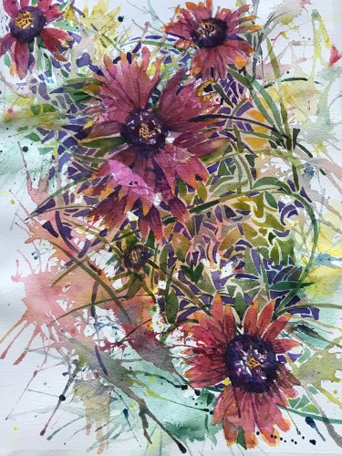 floral watercolor by Carol Sue Witt