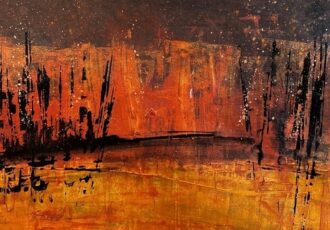 abstract landscape by Kim Dayton