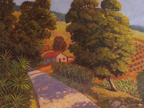 landscape painting by M. Graham Godfrey