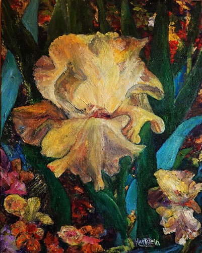 floral painting by Michael Hartstein