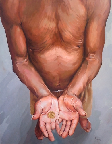 figurative painting by Alejandro Perez Dominguez