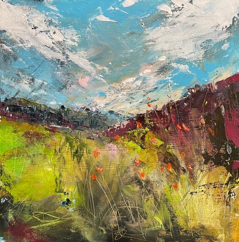abstract landscape by Colleen Rieu