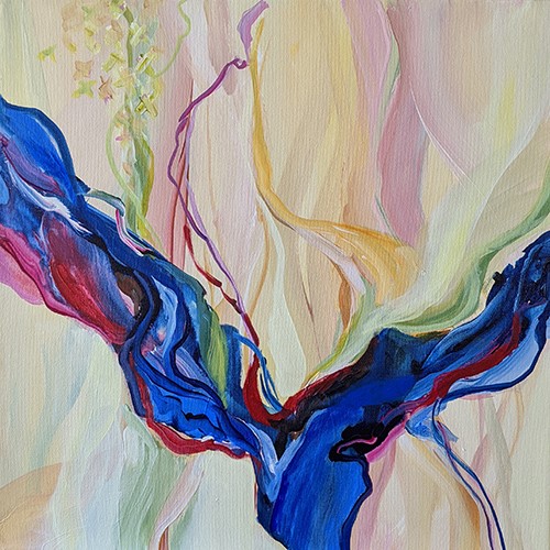 abstract painting by Annie Clavel