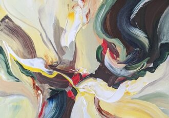 abstract painting by Annie Clavel