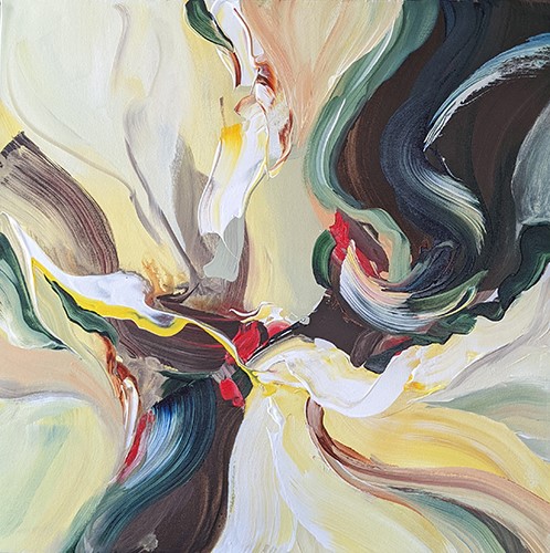 abstract painting by Annie Clavel