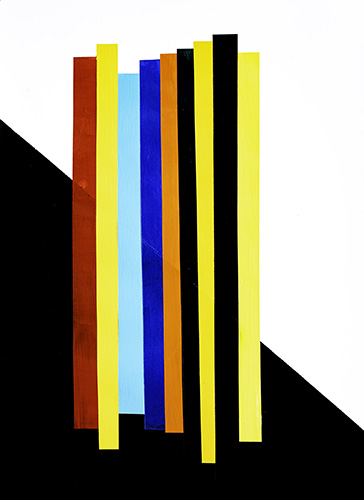 abstract geometric painting by Chuck Jones PhD
