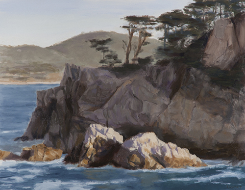 painting of Point Lobos by Todd Swart