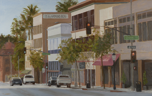 urban painting of Raymond Ave by Todd Swart