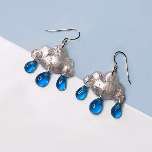 Cloud earrings