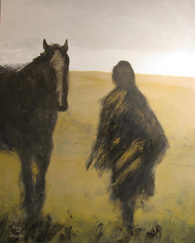 Prairie Woman painting