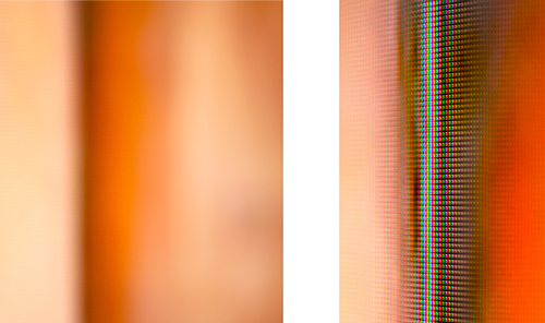 Abstract photography diptych