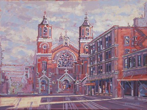 Painting of St. Stanislaus Church