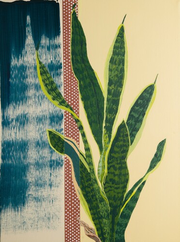 contemporary botanical painting