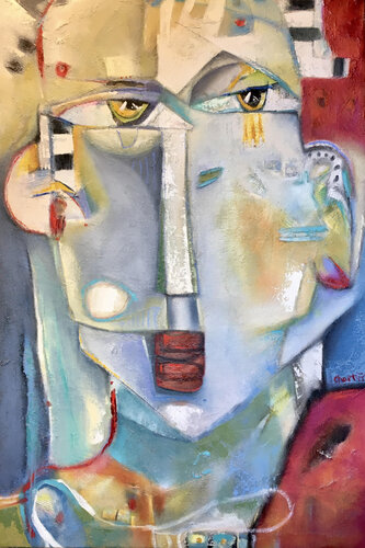 Cubist portrait