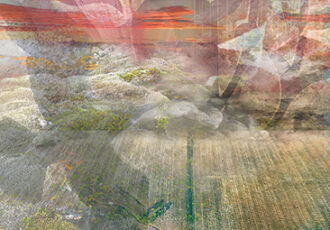 layered landscape digital artwork