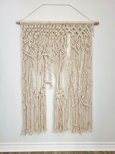 contemporary macrame design