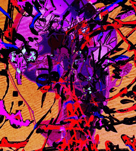 colorful mixed media digital artwork