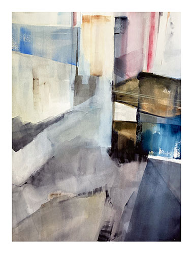 Abstract watercolor painting