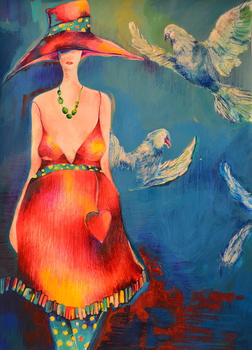 whimsical figurative art by Magda Betkowska