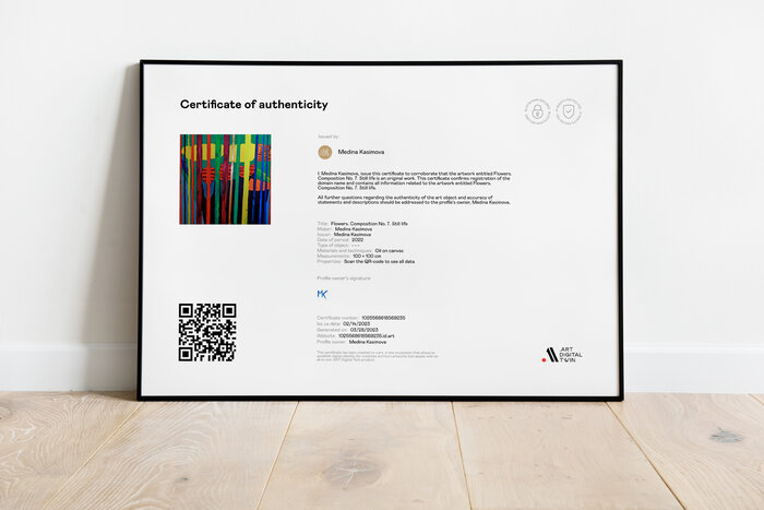 Certificates of authenticity COA Blockchain for artists